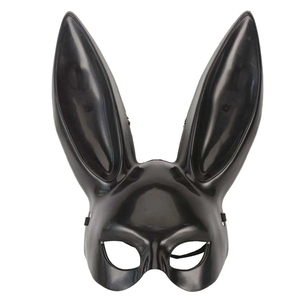 Sort hvid kaninmaske Halloween Party Decoration Party Long Ears Rabbit Bunny Mask Costume Cosplay