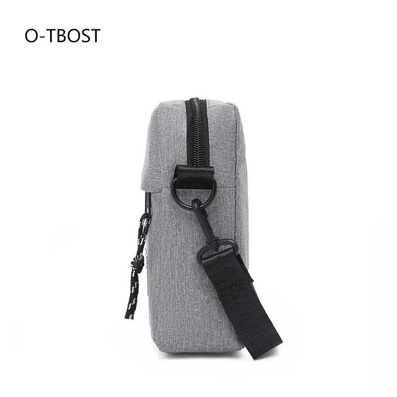 Men's Satchel Fashion Oxford Cloth Shoulder Bag Men's Casual Diagonal Crossover Fashion Hand Machine Small Square Bag