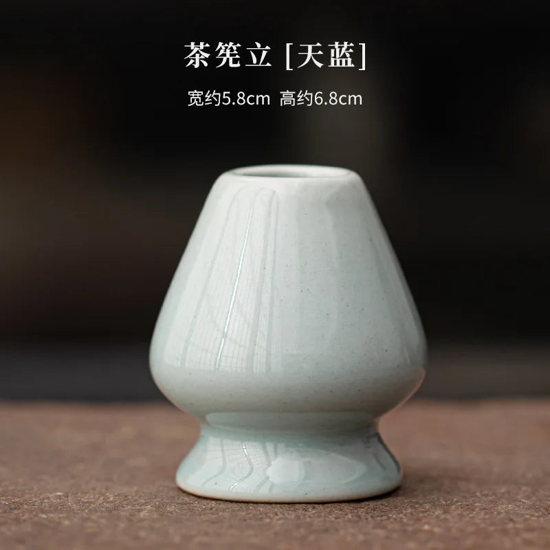 Japanese Cactus Matcha Set with Ceramic Bowl Bamboo Matcha Whisk Teaspoon Tea Sets Tea Lovers Gifts Tea-making Tools Accessories