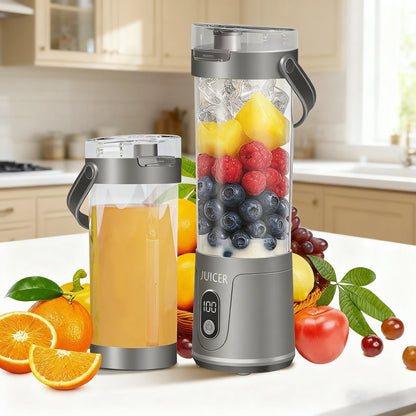 Portable Personal Electric USB Juicer，600ML Mini Blender Portable Blender For Shakes and Smoothies juice