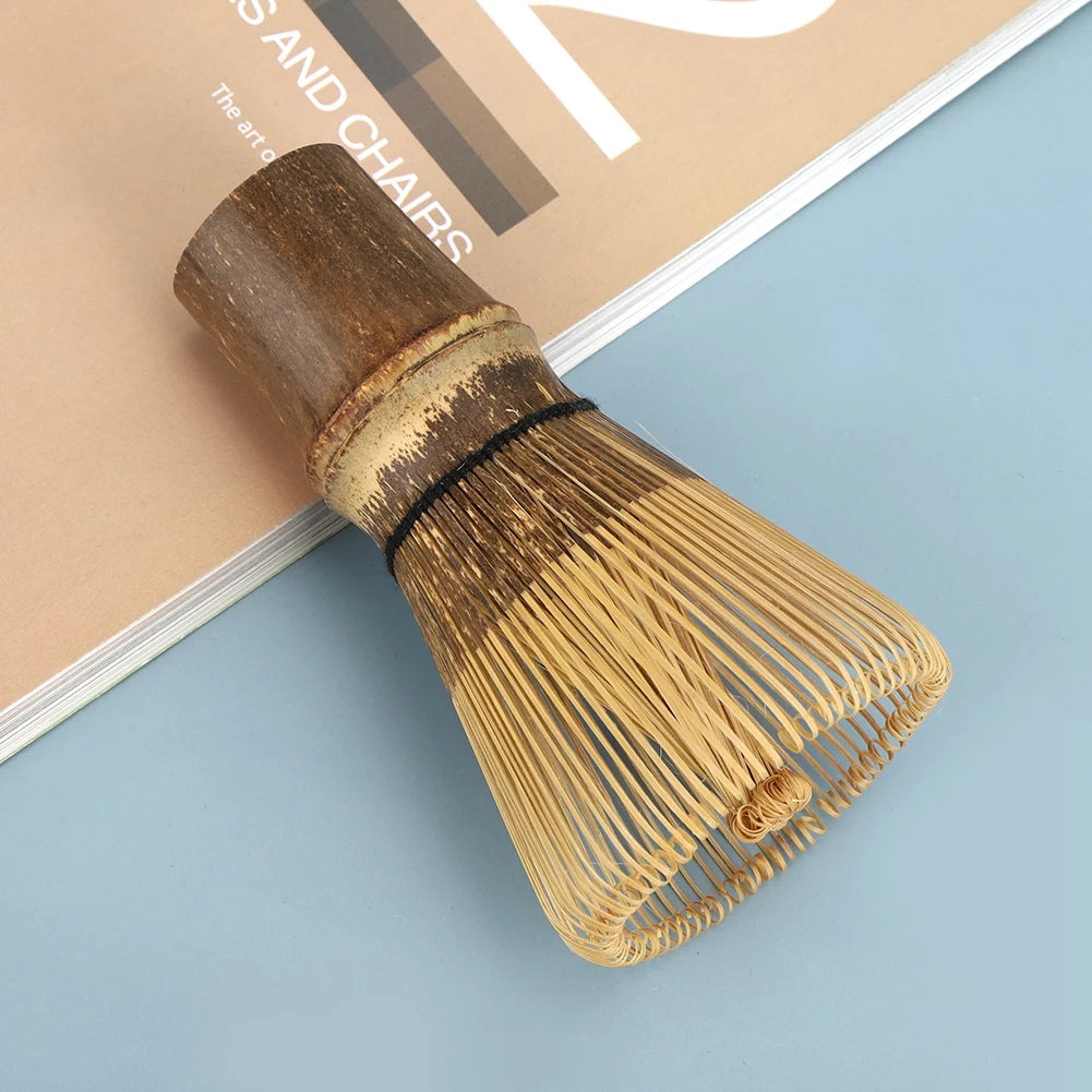 Bamboo Style Japonais Matcha Tea Whisk Brush Accessoires de thé pour le thé Matcha Making 100 dents 120 dents en option en option