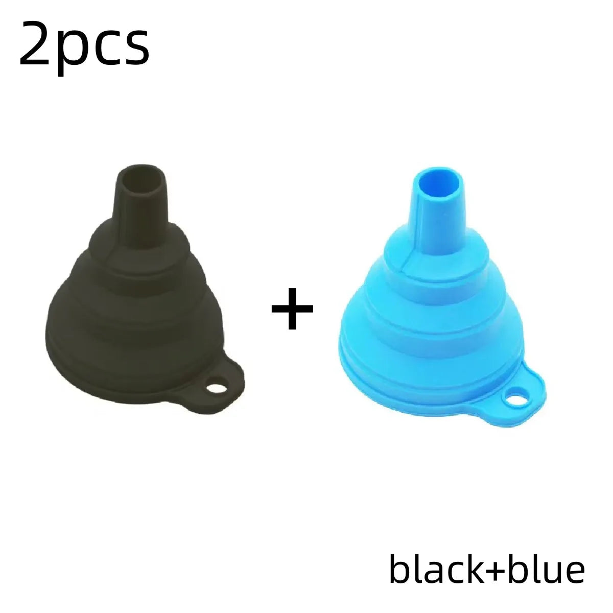 mini Foldable Funnel Silicone Collapsible Portable Funnels for Fuel Hopper Beer Oil Kitchen Accessories Tools  Items
