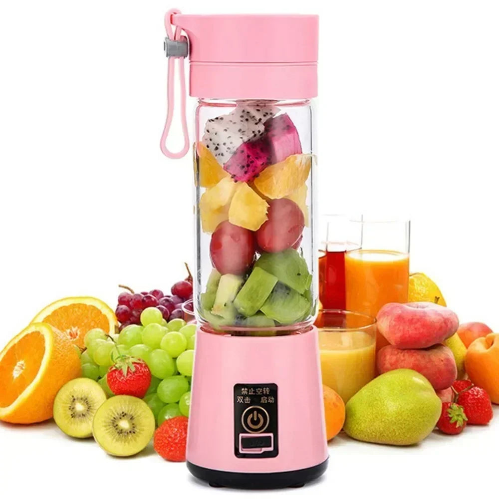 380 ml draagbare elektrische vruchten Juicer Home USB oplaadbare smoothie maker blenders machine sportflessen juicingcup