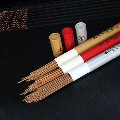 40Pcs Natural Sandalwood Incense Sticks Sleep Chinese Home Incense Stick Aroma Indoor Buddha Incense Eaglewood Room Fragrance