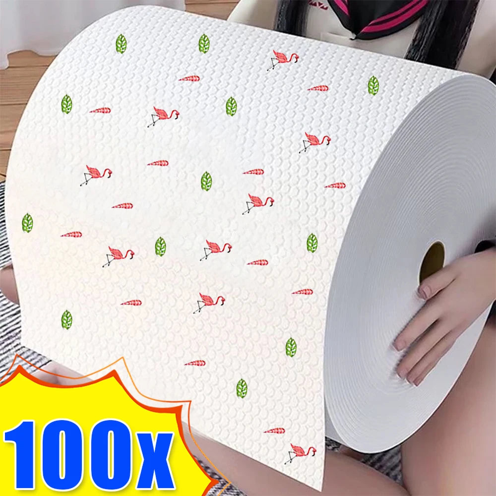 100/50 pcs zdrențe de unică folosință de unelte îngroșate cu țesut vase de cârlig de bucătărie bucătărie netipsă șervețele de curățare gospodăre