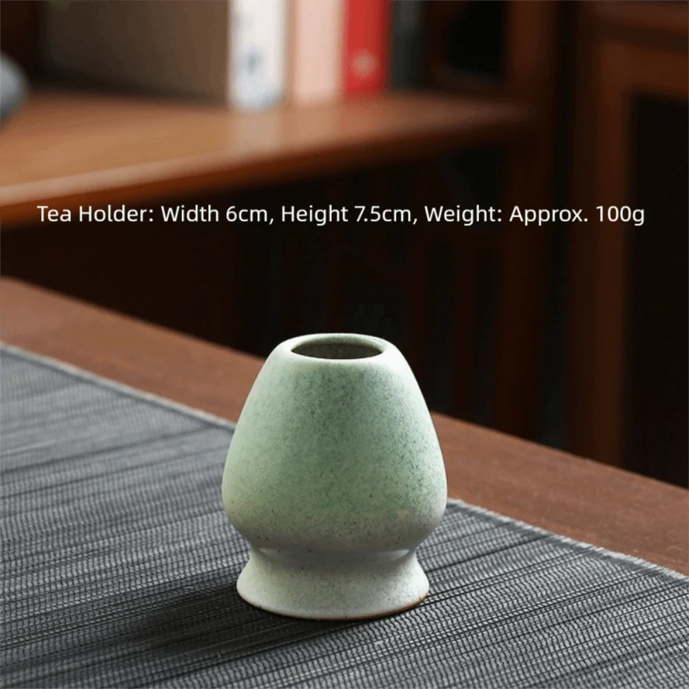 Japanese Ceramic Matcha Set Reusable Traditional Tea Whisk Stand Tea Sets Safe Matcha Whisk Set Tea Lovers Gifts
