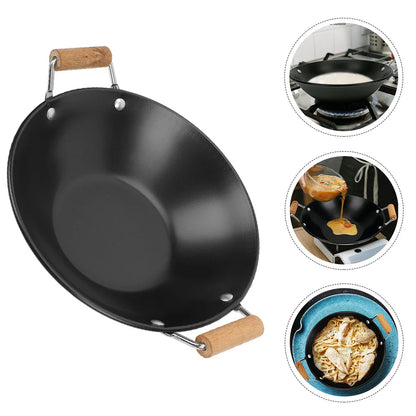 Stainless Steel Griddle Household Cooking Wok Metal Cookware Kitchen Stainless Cookware Home