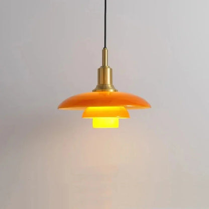 Bauhaus 3 Layer Glass LED Pendant Lamp Danish Designer Chandelier Bedroom Bedside Living Dining Room Lighting Fixtures Decor