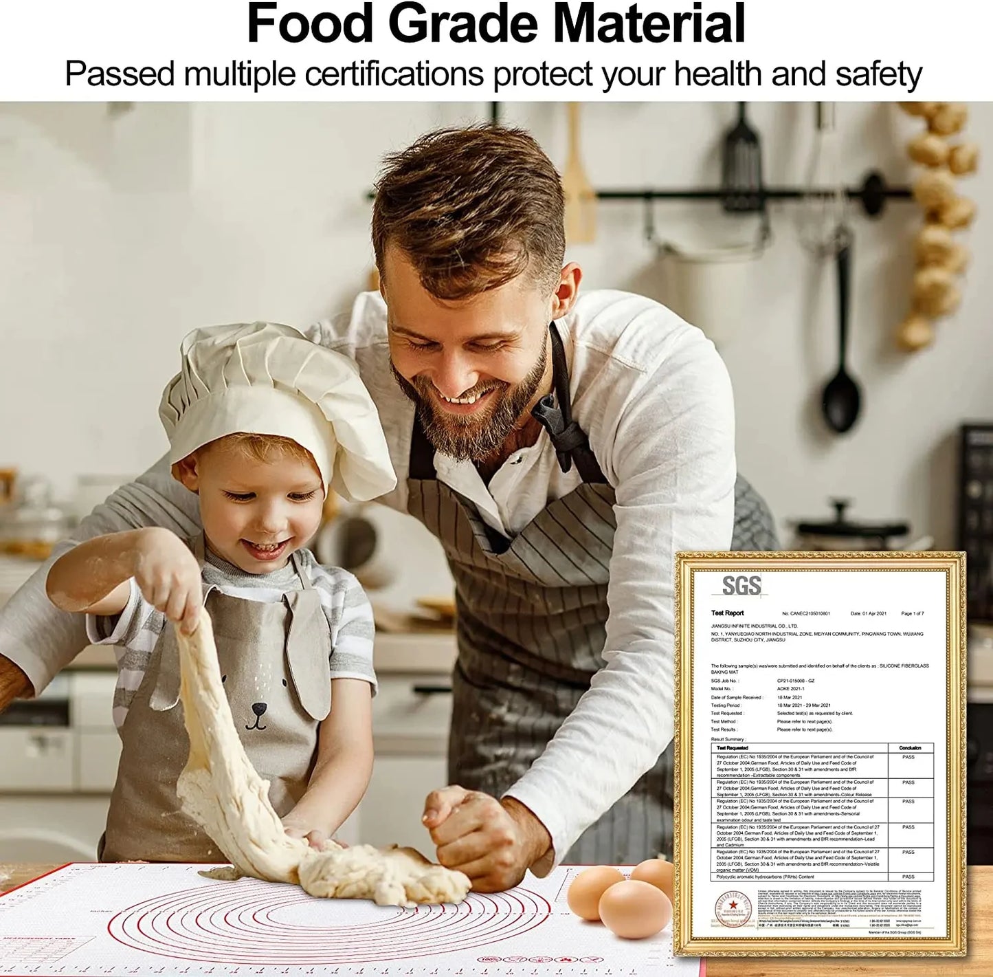 Large Kneading Dough Mat Silicone Table Mats Pad Sheet Baking Mat Pizza Cake Dough Maker NonStick Pastry Rolling Pad Bakeware