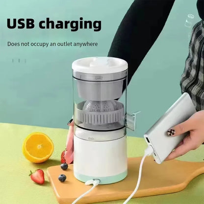 Estrattori di succo elettrici Spremiagrumi portatile a coclea singola Spremiagrumi Carica USB Spremiagrumi automatico per frutta arancione e limone