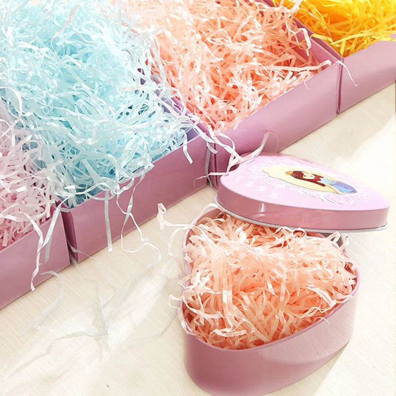 20/50g Multicolored Shredded Crinkle Paper Strands Shredded Crinkle Confetti DIY Gift Box Filling Party Wedding Christmas Decor