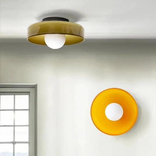 Nordic Glass Ceiling Light Light Source Vintage Wall Lamp Home Decor For Entryway Hallway Aisle Living Room Bedroom Fixtures