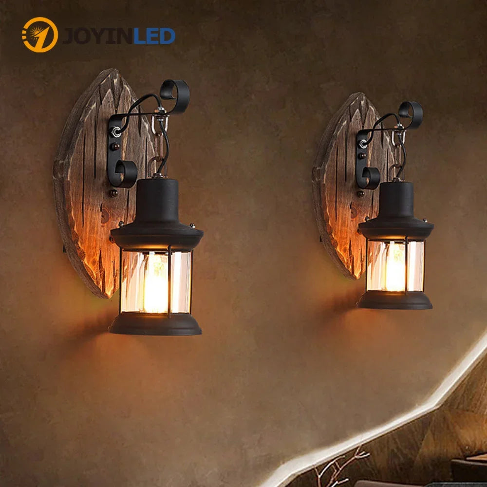 1/2/5Pcs Retro Industrial LED Wall Light Vinyage Loft Wall Lamps Black Lamp E27 Sconce Lights Modern Indoor Lighting Fixture
