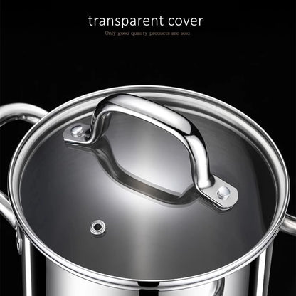 LFGB Certificated 304 Stainless Steel Kitchen Deep Fryer Potato Chip Frying Pot Noodle Vegetable Stewing Pot with Strainer