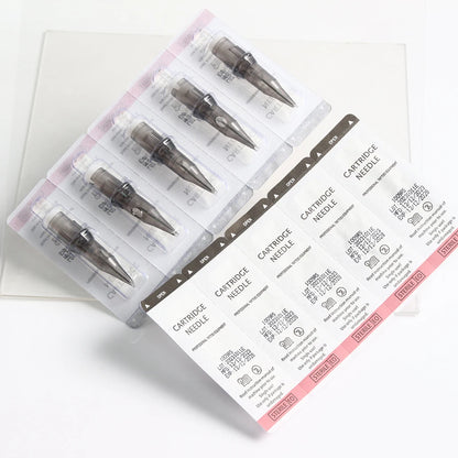 10pcs Disposable Tattoo Cartridge Needles 1RL 3RL 5RL 7RL 9RL 11RL 5RM 7RM 11RM 3RS 5RS 7RS 9RS 11RS 5/7/9F/M1 Tattoo Machine