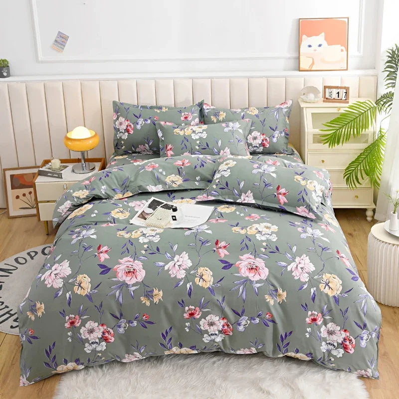 1pc Duvet cover Without Filler Aloe vera cotton synthetic fiber material,Soft Breathable And Comfortable Bedroom bedding