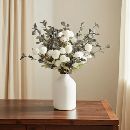 Matte Black Metal Vase, Ideal for Dried Flowers Gift for Wedding Home Spa Votive Candle Gardens Home Living Room Decoration Home