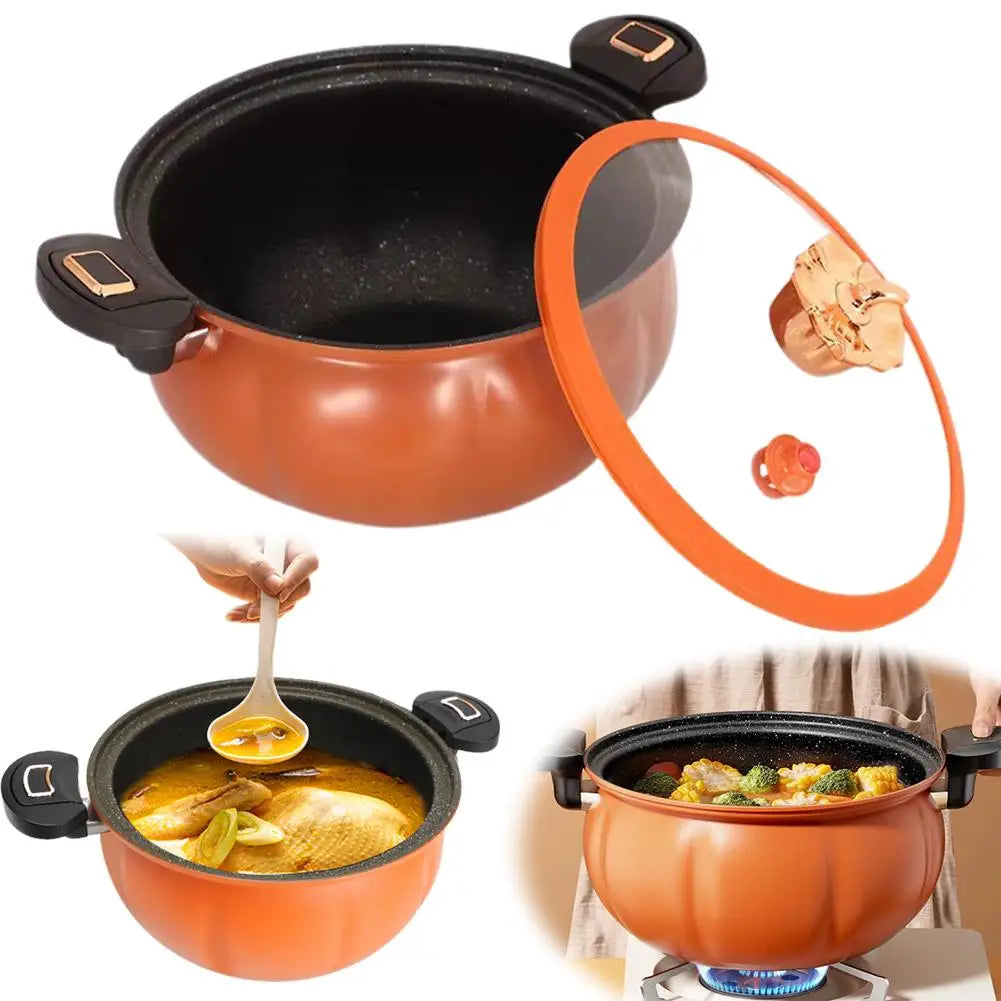 Food-Grade Stainless Steel Cookware Safe Premium Cookware with High-Efficiency Pressurization Design Suitable for Various Stoves
