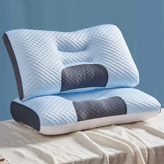 Summer Sleeping Pillows Neck Pillow Cervical Orthopedic Comfortable Side Sleeping Bedroom Bed Ergonomic Cooling Pillow Core New