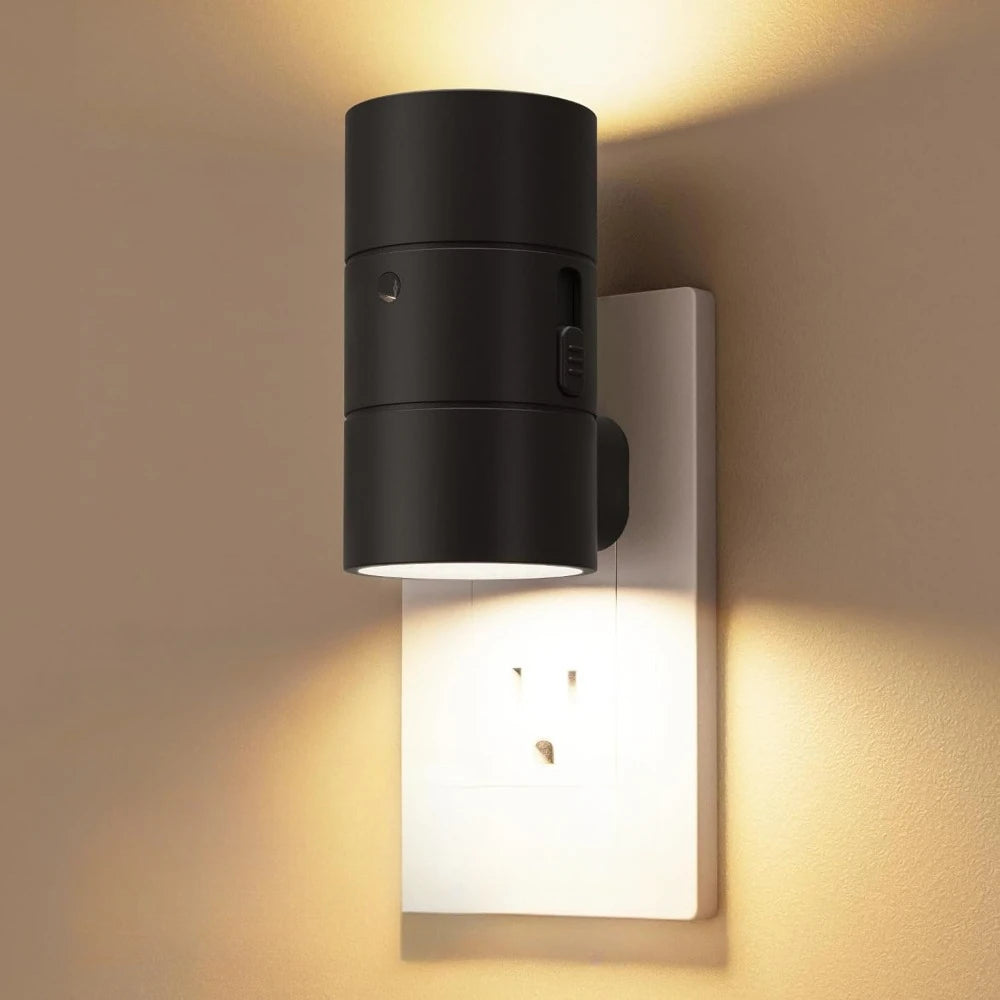 1/2/4Pack Night Lights Plug Into Wall Dimmable LED Nightlight with Light Sensor Adjustable Brightness for Hallway Bedroom