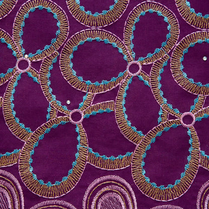 SJD LACE Swiss Voile African Cotton Lace Fabric 2025 High Quality 5 Yards Nigerian Cotton Lace for Sewing Women Party Dress 4460