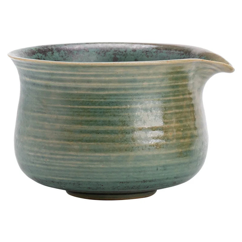 1 Pieces Traditional Japanese Matcha Bowl and Whisk Holder Tea Bowl with Pouring Spout for Office Table Tea Ceremony Party Gift