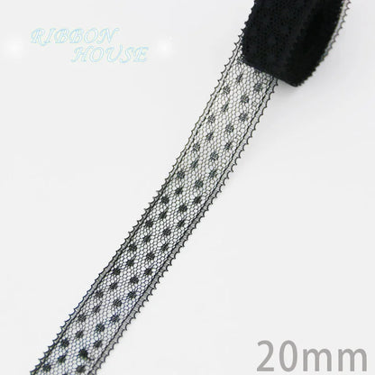 (10 yards/roll) Black lace fabric  ribbon Webbing Decoration Lovely gift packing Material