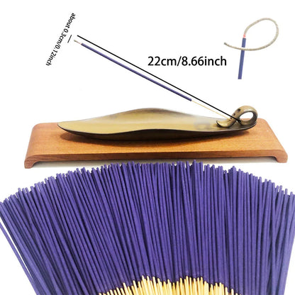 Clean and low powder 22cm lavender, more popular among women for fragrance, retro creative bamboo stick fragrance