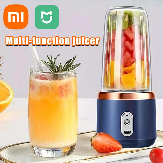 Xiaomi Electric Fruit Sokeczarka wielofunkcyjna podwójna filiżanka przenośna sokowirówka owoce Blender Milk -Cake Sok Maker USB Smoothie Blender