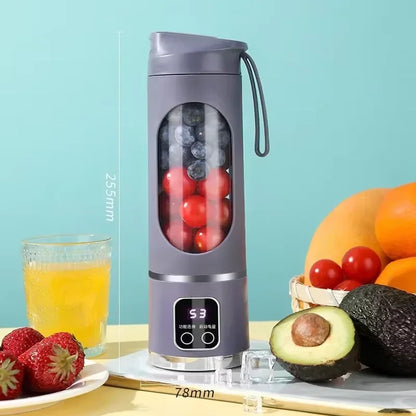 High-value Charging Juicer Cup Wireless Portable Design Freshly Squeezed Fruit And Vegetable Juice To Make A Healthy Feel
