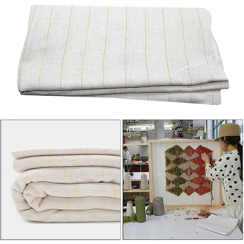 1*4M/1.5*1.5M Primary Tufting Cloth Backing Fabric For Carpet Weaving Knitting Material Rug Tufting Embroidery Fabric