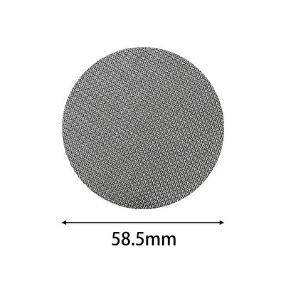 Espresso-Zubehör, Barista-Tuch-Kaffeefilter, wiederverwendbar, Edelstahlsieb, 0,2 mm, für 51/54/58 mm Halter, Siebträger-Set