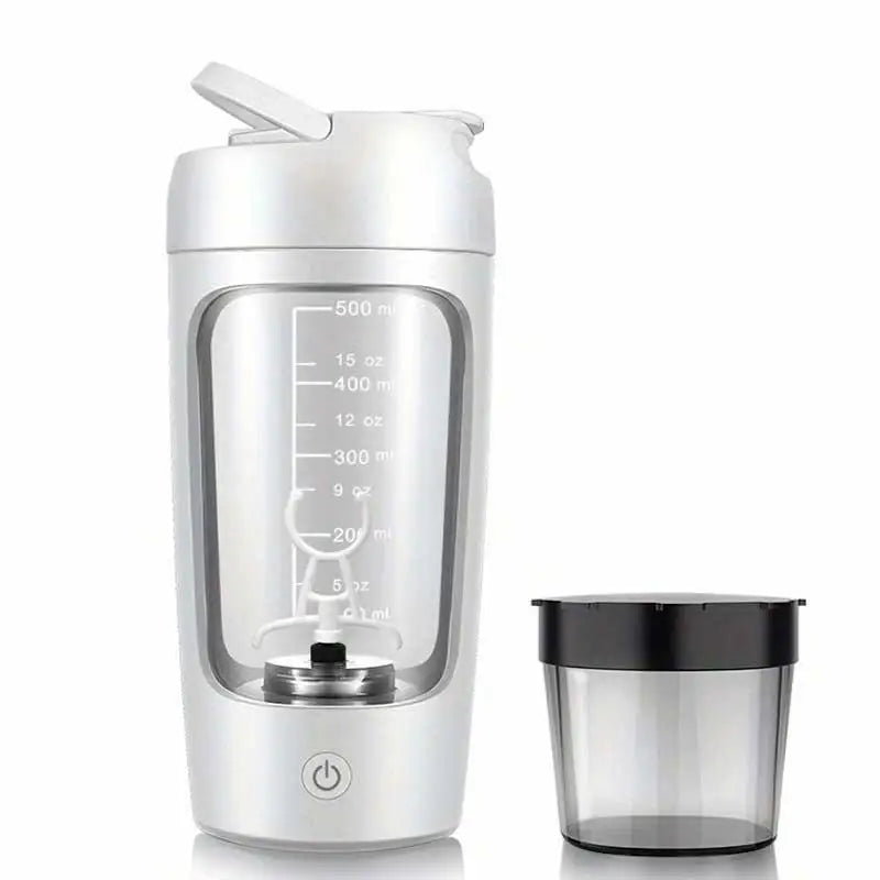 500 ml elektrisk proteinpulver Miksingskopp Automatisk Shaker Bottle Mixer Shake Bottle Melk Kaffe Blender Kettle Fro Gym Outdoor