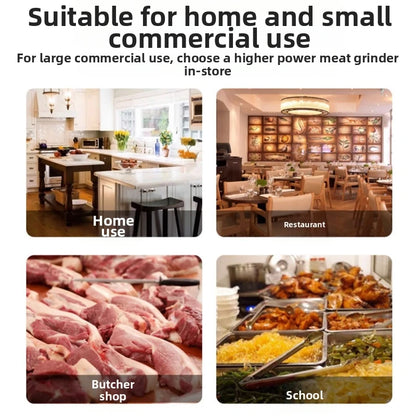 Meat Grinder Electric 2000W, Stainless Steel Food Grinder with Sausage Stuffer, Mini Electric Grinder Quiet Electric Meat Mincer