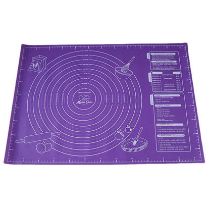 Large Kneading Dough Mat Silicone Table Mats Pad Sheet Baking Mat Pizza Cake Dough Maker NonStick Pastry Rolling Pad Bakeware