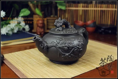 Chinese Porcelain Yixing Zisha Tea Set 380ml + 3 Cups 40ml Kung Fu Teaset Teapots Handmade Zisha Ceramic Kettle