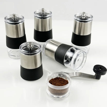 Manual Kaffi Grinder Mini Boun grinder Kaffi Bounen vu klenge Stot Kaffi grinsen déi ideal Wiel fir Heem Kaffi