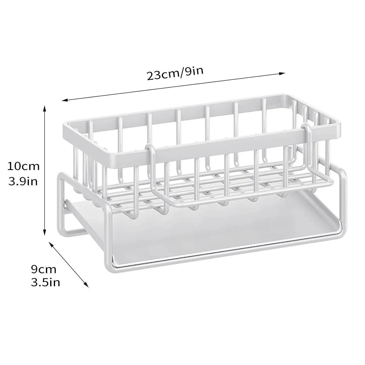 Sink Drain Rack Sponge Holder Sink Faucet Storage Soap Drainer Towel Rack Shelf Organizer Kitchen Accessories