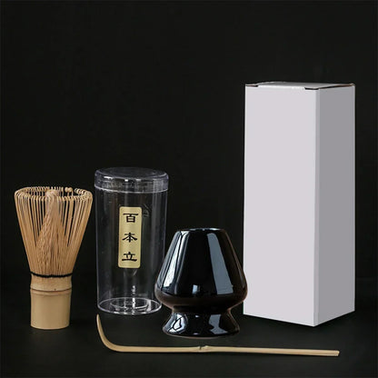 3pcs/set Japanese tea set matcha mixing brush Matcha Set Combination Kitchen Matcha Bamboo Accessories Tea brush accessories