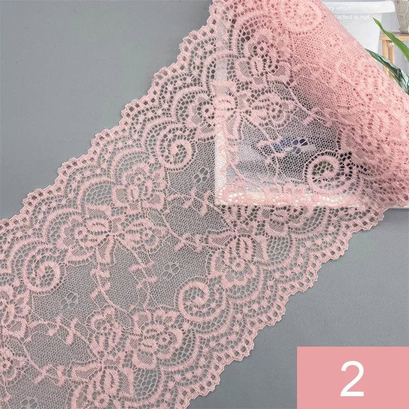 2 Meter Flower Lace Trim Diy Craft Fabric Lace For Dresses Materials Wholesale High Quality Ribbon Flower Pattern Fabric