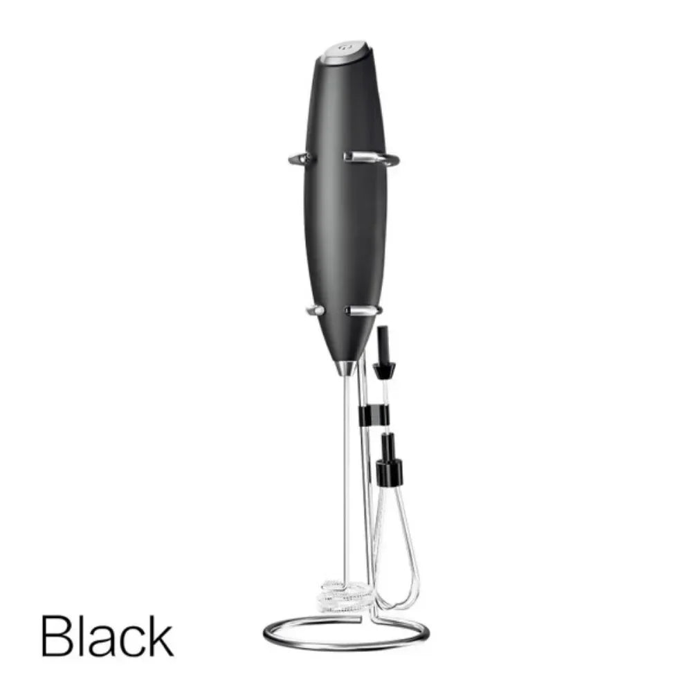 Handheld Electric Mini Milk Frother Whisk for Coffee Latte Cappuccino Kitchen Household Tools Barista Essential Accessories
