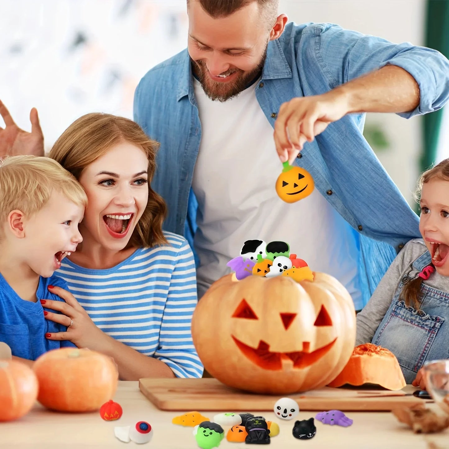 Set di giocattoli di squeeze di Halloween - ansia da sollievo da stress per bambini 8-12 giocattoli ansia da festa di Halloween per adolescenti e adulti