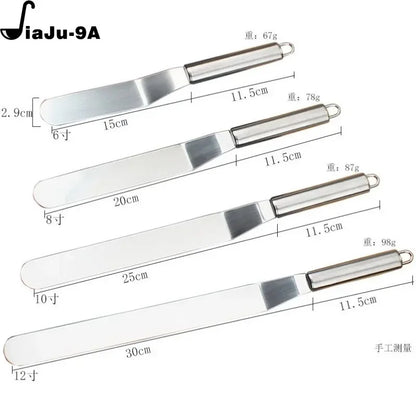 6/10/10/12 inch din oțel inoxidabil cremă de glazură spatulă de înghețare pentru tort instrumente de decorare a tortului de bricolaj accesorii accesorii