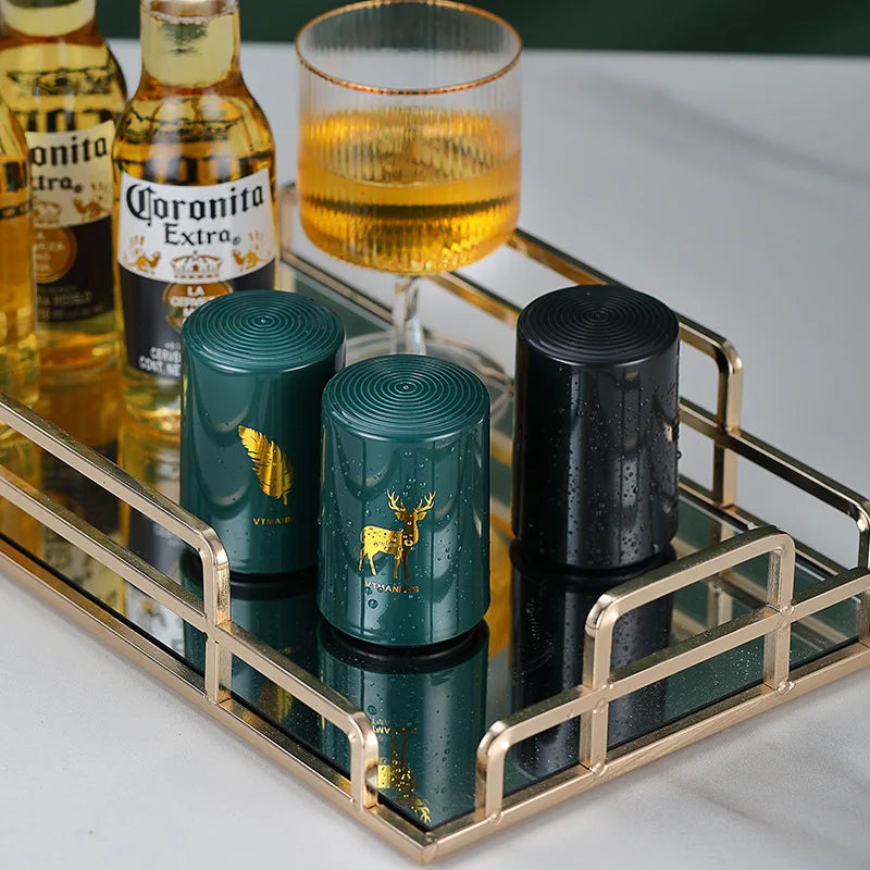 Nymph kreativer magnetischer automatischer Bierflaschenöffner Küche Edelstahl Presslid Bierkorkenzieher Tools Portable Bar Gadgets