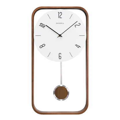 Holz-Vintage-Wanduhren, modernes Wohnzimmer mit Pendel, luxuriöse große Uhren, Wanduhr, modernes Design, Heimdekoration, Geschenkideen