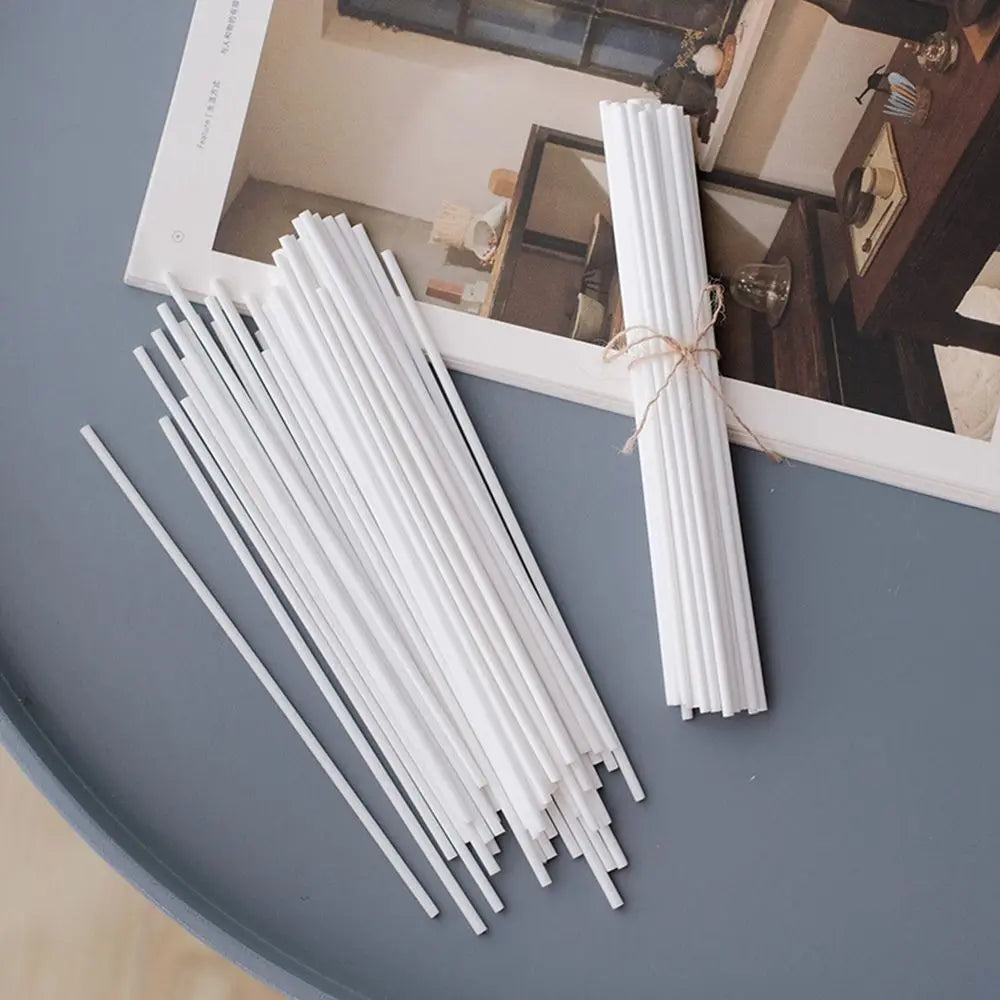 50pcs Fiber Sticks Diffuser Aromatherapy Volatile Rod for Home Fragrance Diffuser Home Decoration