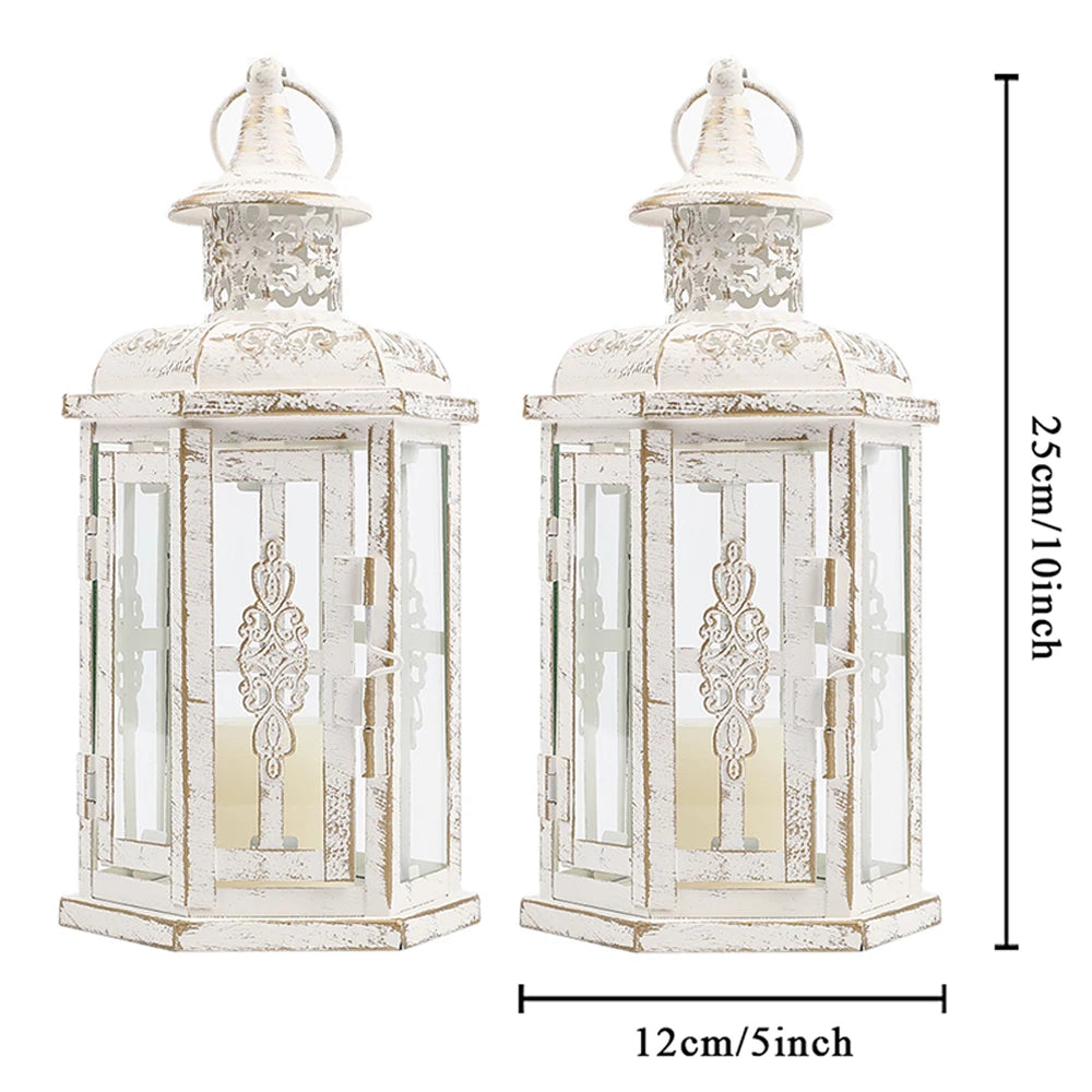 Vintage Nordic Candle Holder Lanterns κεριά αισθητική κρέμονται φανάρι σίδερο φανάρι μαύρο σπίτι διακόσμηση διακόσμηση γαμήλια αίθουσα