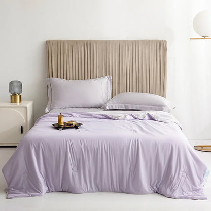 High Quality Cooling Blankets Smooth Air Condition Comforter Lightweight Summer Quilt with Double Side Cold  Cooling Fabric