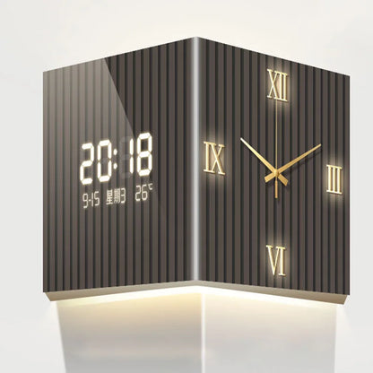 Modern Wall Clock Decorative Led Digital Clock Large Temperature Clocks Office Interior Calendar Clocks Aesthetic Room Decor