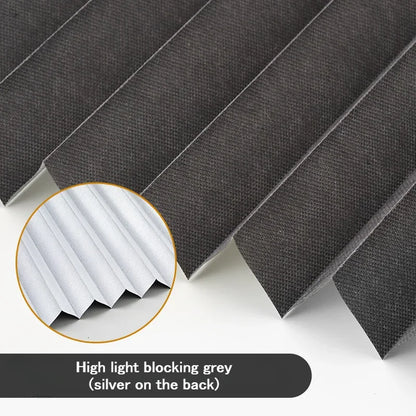 5 Size Self-adhesive Pleated Blinds Bathroom Balcony Shades Half Blackout Windows Curtains for Bedroom Living Room Balcony